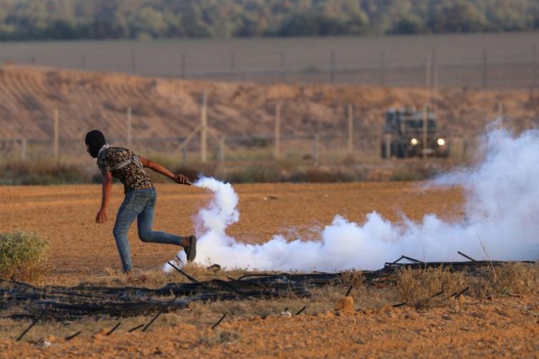 قصف إسرائيل، مظاهرات مستمرة، غزة، سياج أمني