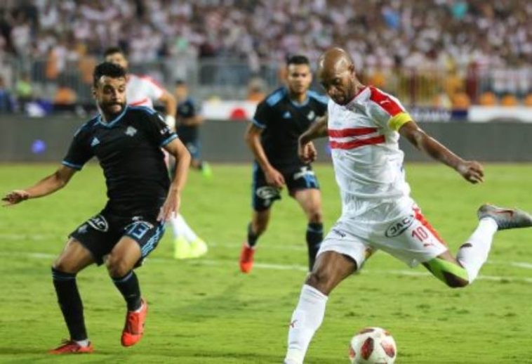 مباراة بيراميدز ضد الزمالك في الدوري المصري