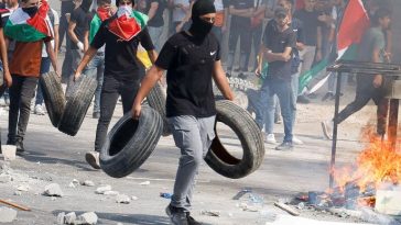 أحداث غزة - استشهاد الضفة - نابلس - تدخل قوات الأمن
