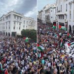 تظاهرة غزة الدعم الرباط.