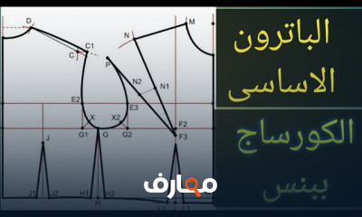 إتقان رسم الباترون الأساسي للملابس النسائية course preview