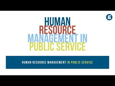 Public Sector Human Resource Management course preview