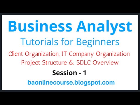 Comprehensive Business Analyst Training for Beginners course preview