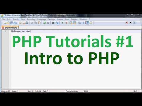 Fundamentals of PHP Programming course preview