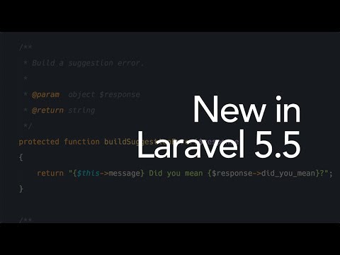 Getting Started with Laravel 5.5 course preview