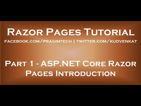 Mastering ASP.NET Core Razor Pages course preview