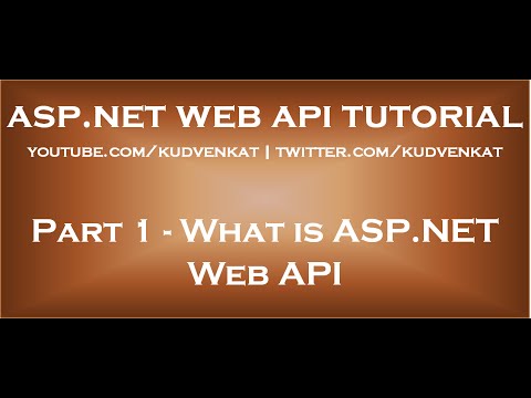 Beginner's Guide to ASP.NET Web API course preview