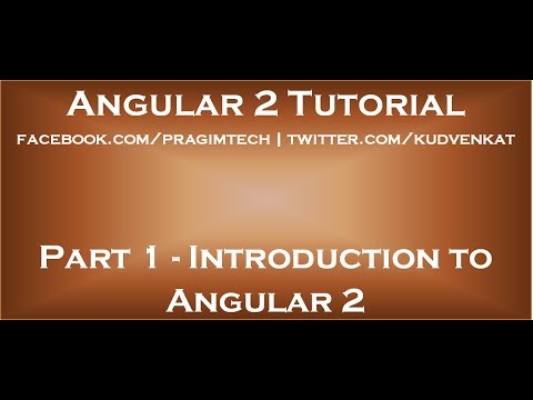 Beginner's Guide to Angular 2 course preview