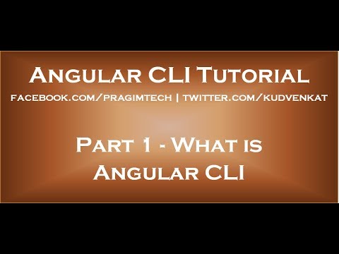 Beginner's Guide to Angular CLI course preview