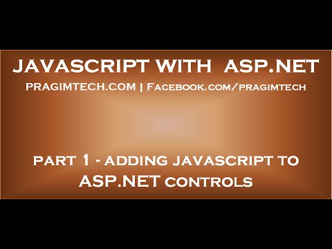 Mastering JavaScript with ASP.NET course preview