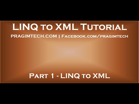 Mastering LINQ to XML course preview
