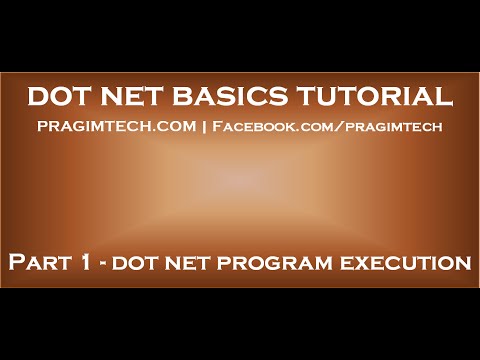 Fundamentals of .NET Framework course preview