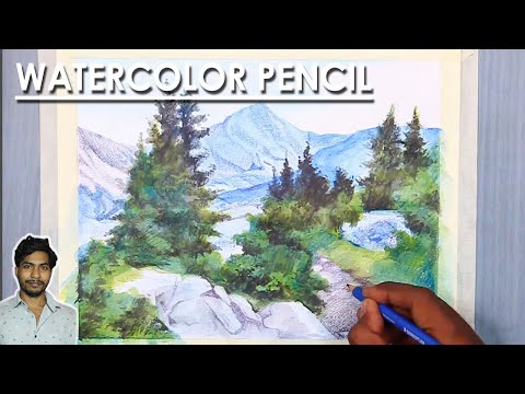 Mastering Landscape Drawing with Watercolor Pencils course preview