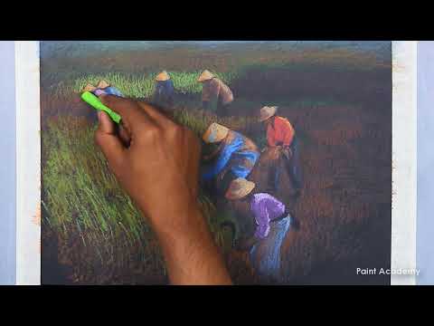 Creating Village Landscapes with Oil Pastels course preview