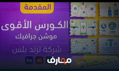 دورة متكاملة في الموشن جرافيك للمحترفين course preview