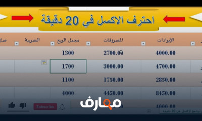 احتراف برنامج Excel: دليل شامل خطوة بخطوة course preview