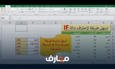 احتراف الإكسل المتقدم للمحترفين course preview